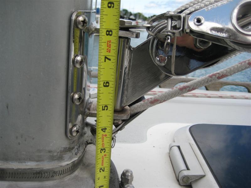 Mast Attach Point – as low as possible